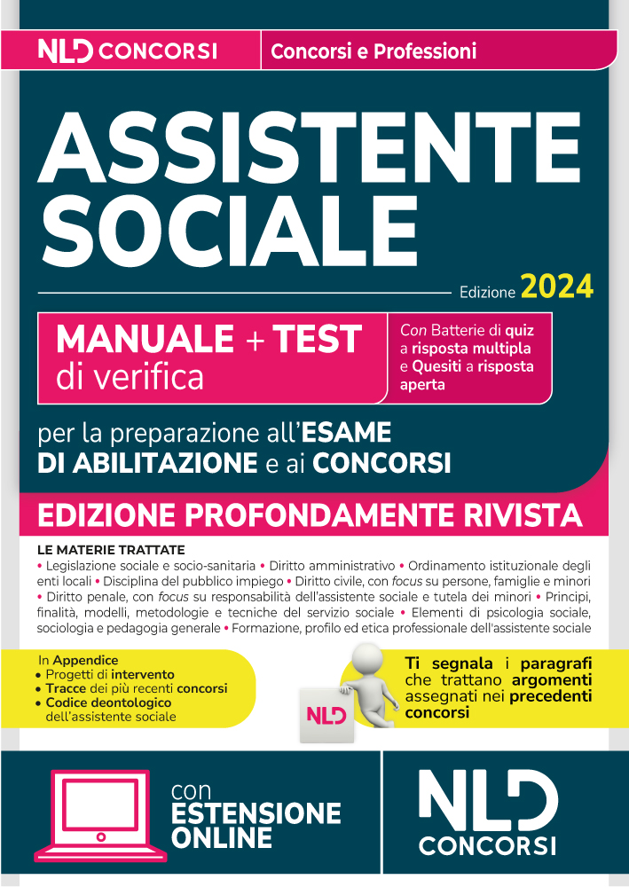 Manuale Assistente Sociale 2024. Teoria + Test di verifica per la  preparazione all'esame di abilitazione