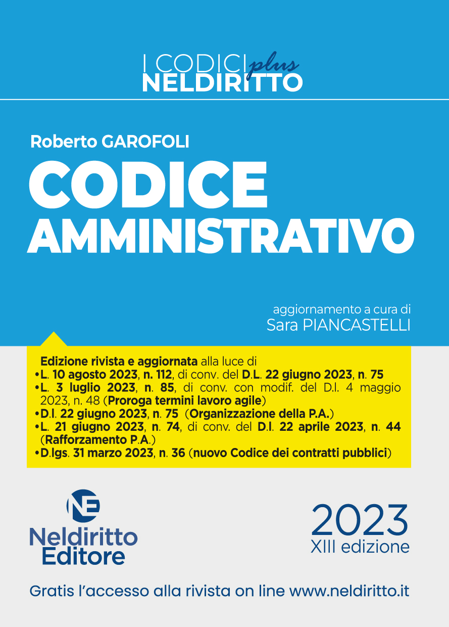 Codice Amministrativo Plus edizione SETTEMBRE 2023