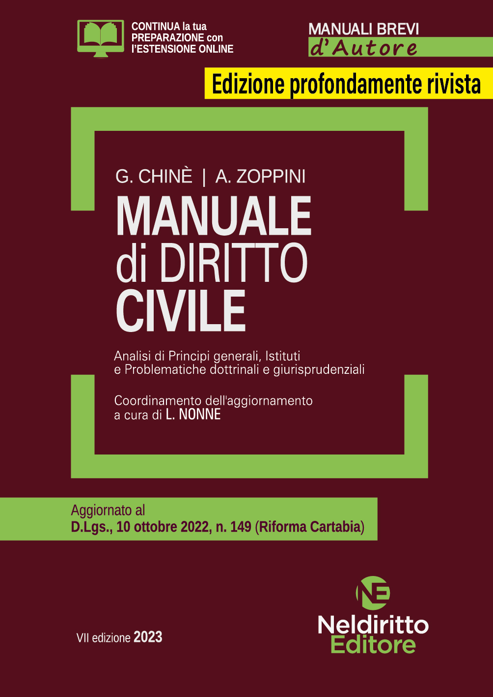 Manuale Breve di Diritto Civile 2023. Aggiornato alla Riforma Cartabia