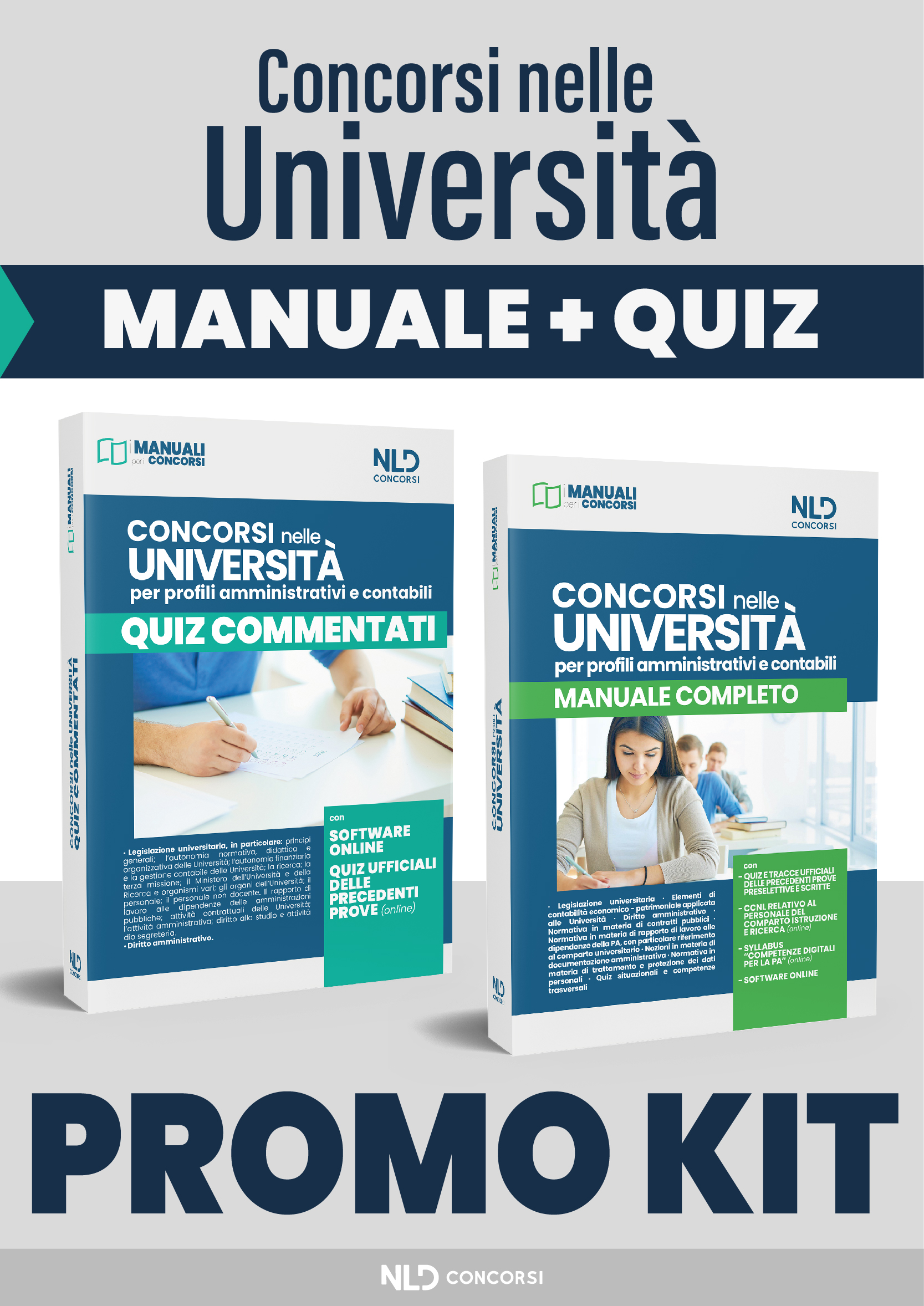 KIT Concorsi nelle Università: Manuale Completo + Quiz Commentati