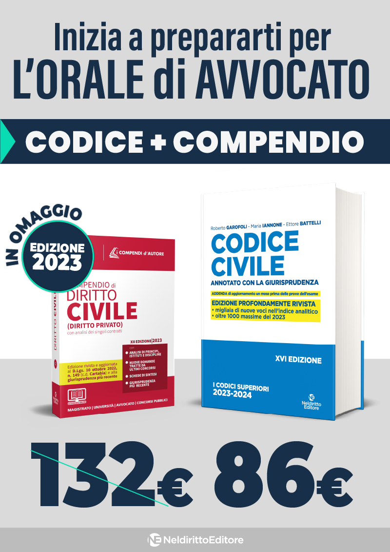 Codice Civile annotato con la giurisprudenza 2023 + Compendio di Diritto Civile 2023 IN OMAGGIO 