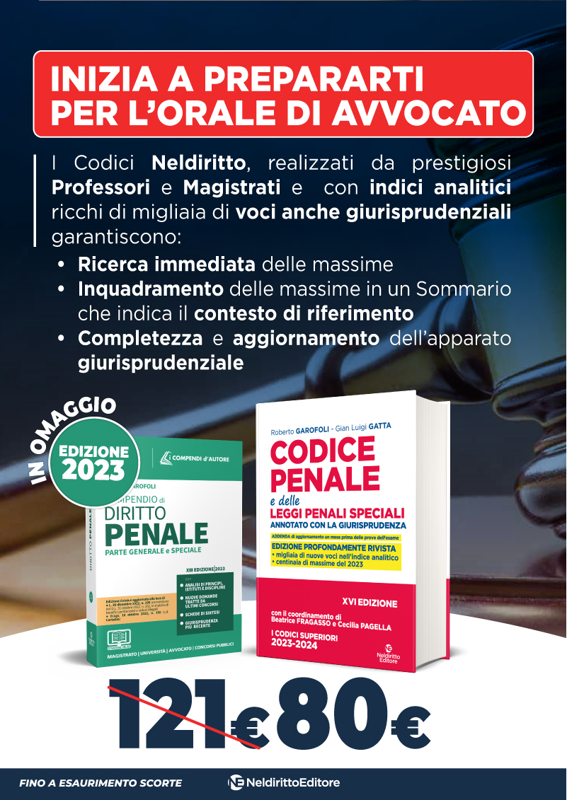 Codice Penale annotato con la giurisprudenza 2023 + Compendio di Diritto Penale 2023 IN OMAGGIO