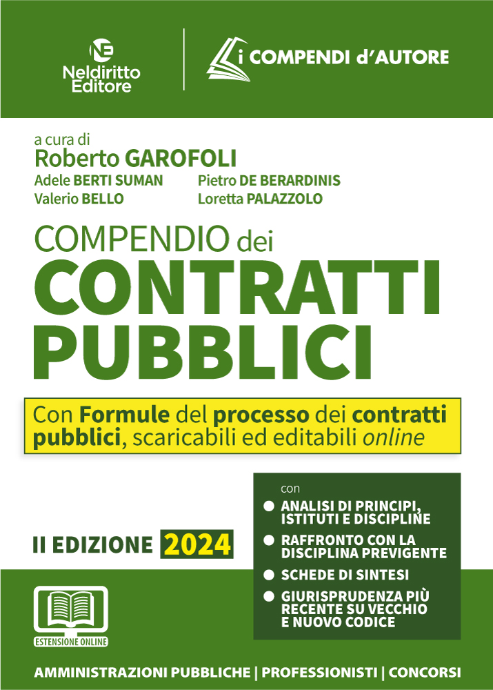 Compendio dei Contratti Pubblici 2024 con Formulario del Processo 2024