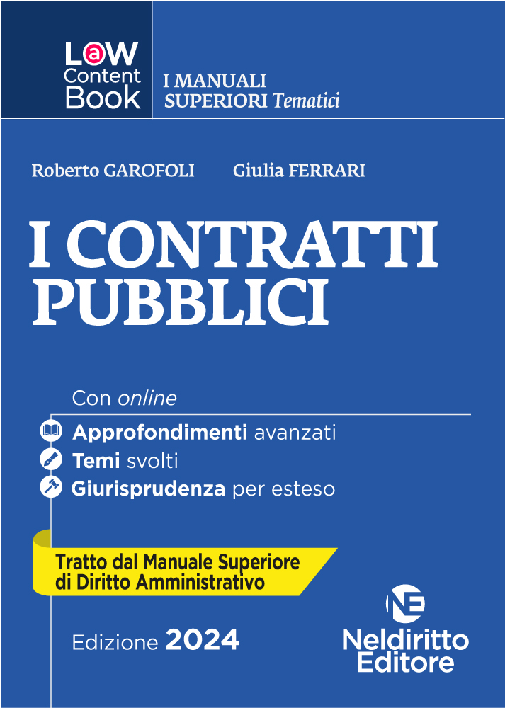 Low Content book di diritto Amministrativo TOMO II. I contratti pubblici. Per Concorso in Magistratura