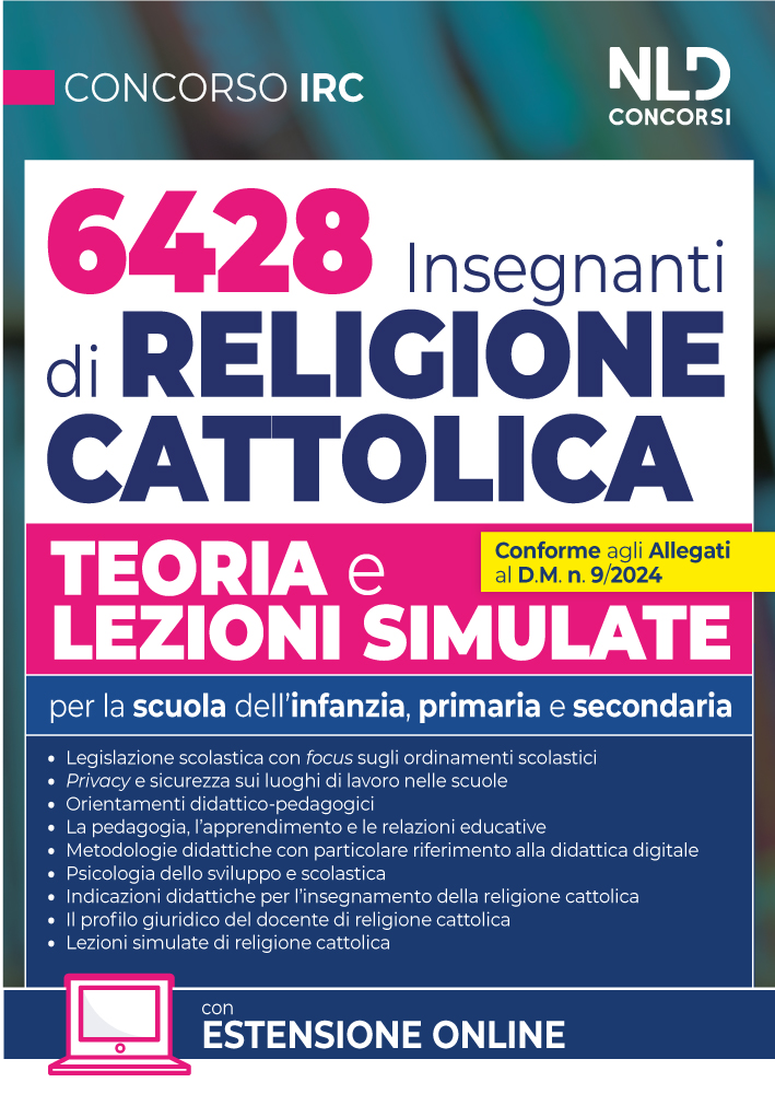 Concorso 6428 Insegnanti Religione Cattolica. Teoria e Lezioni Simulate. Per la Scuola dell'infanzia, primaria e secondaria