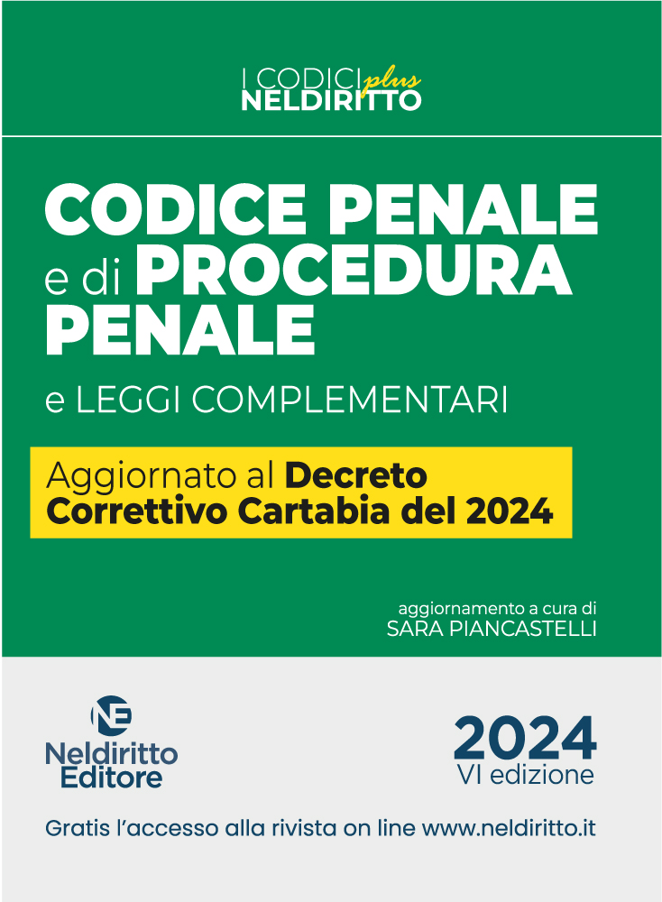 CODICE COMBO PENALE E PROCEDURA PENALE PLUS 2024 