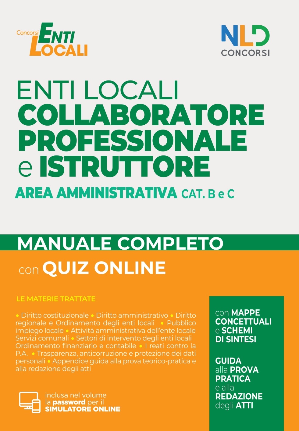 Collaboratore e Istruttore dellâ€™area amministrativa cat. B e C negli Enti Locali 2022 - Manuale + Quiz (2)