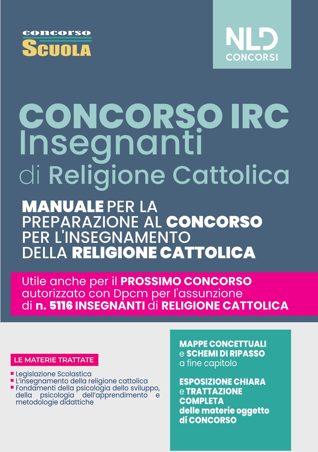 CONCORSO IRC - Insegnanti Religione Cattolica. Manuale per il Concorso 2022