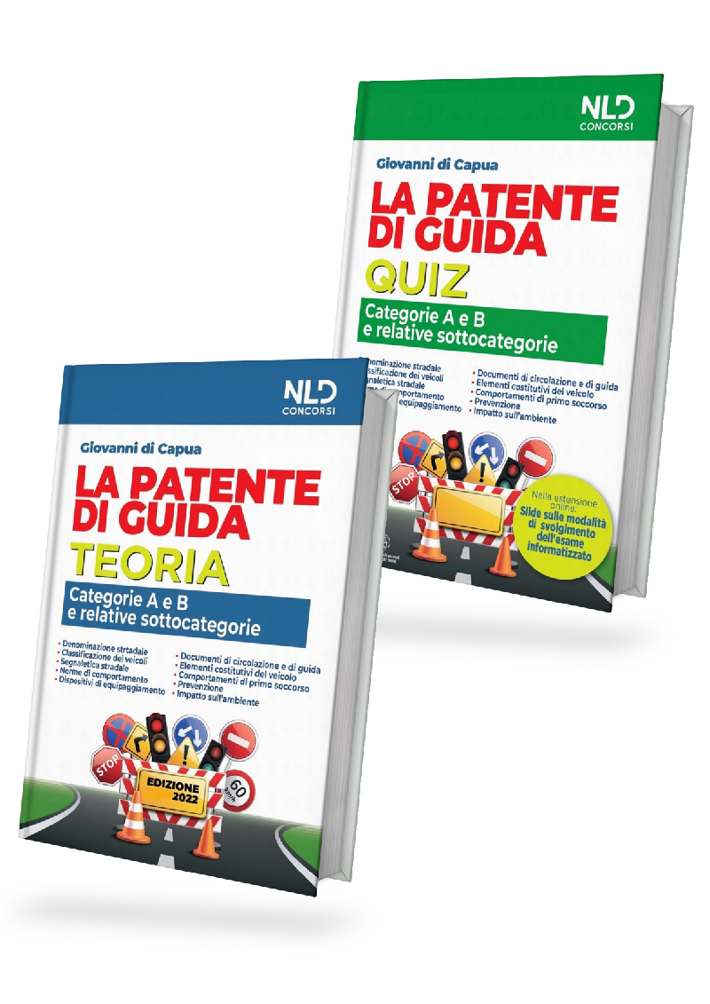 Kit Patente Di Guida Categorie A e B con Relative Sottocategorie - Manuale teorico + Quiz 2022 