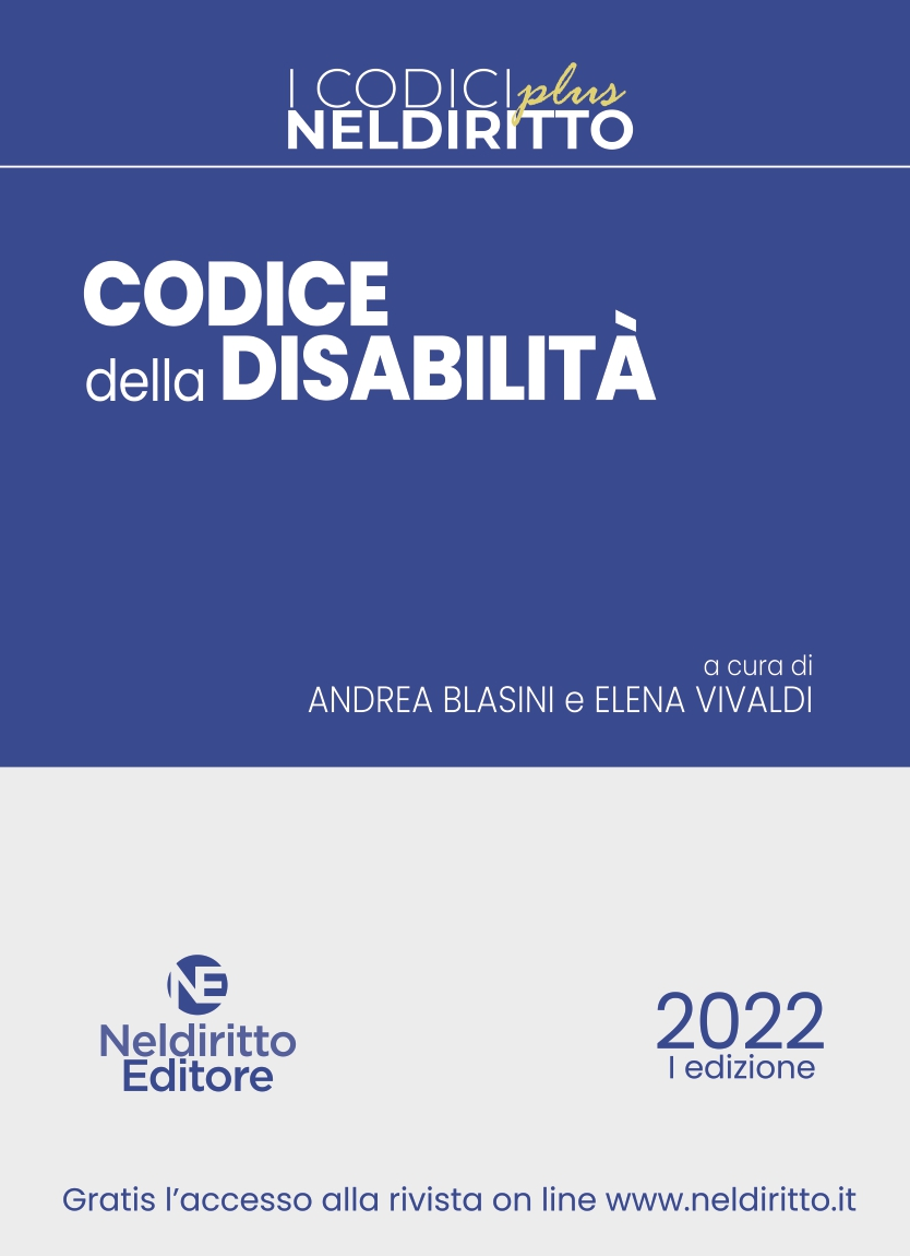 Codice Plus della DisabilitÃ� 2022