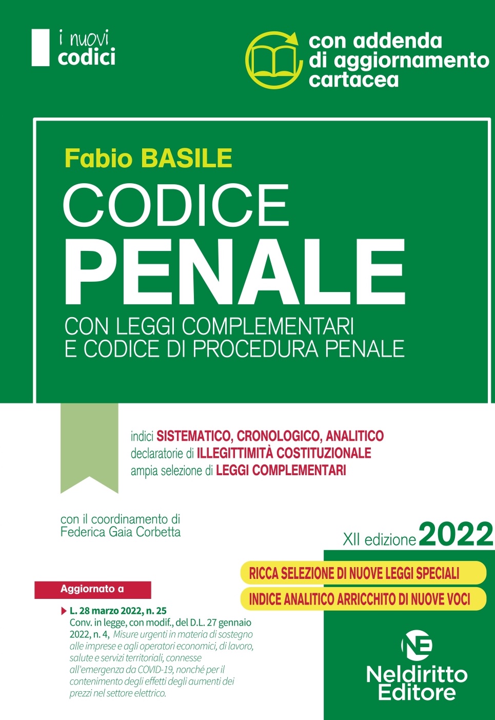 Concorso Magistratura 2022: Codice Penale Con Leggi Complementari E Codice Di Procedura Penale