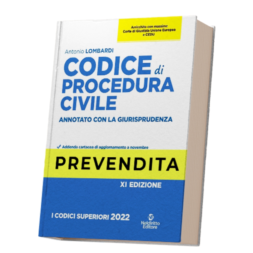 Prevendita Codice Di Procedura Civile E Leggi Speciali - Annotato Con La Giurisprudenza 2022