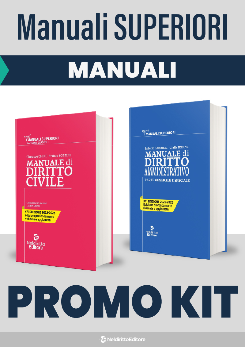 Concorso MAGISTRATURA. Kit Manuali Superiori Civile + Amministrativo