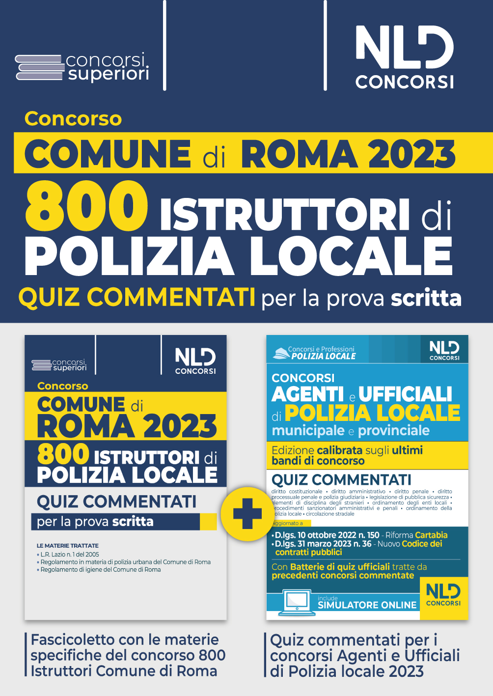 Concorso Comune di Roma: 800 agenti della Polizia Locale. Quiz per la prova SCRITTA