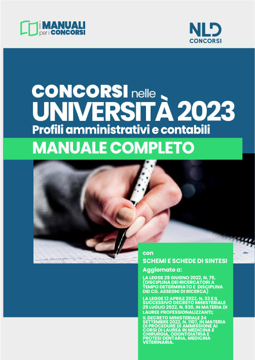 Manuale Concorsi Università. Profili amministrativi e contabili.