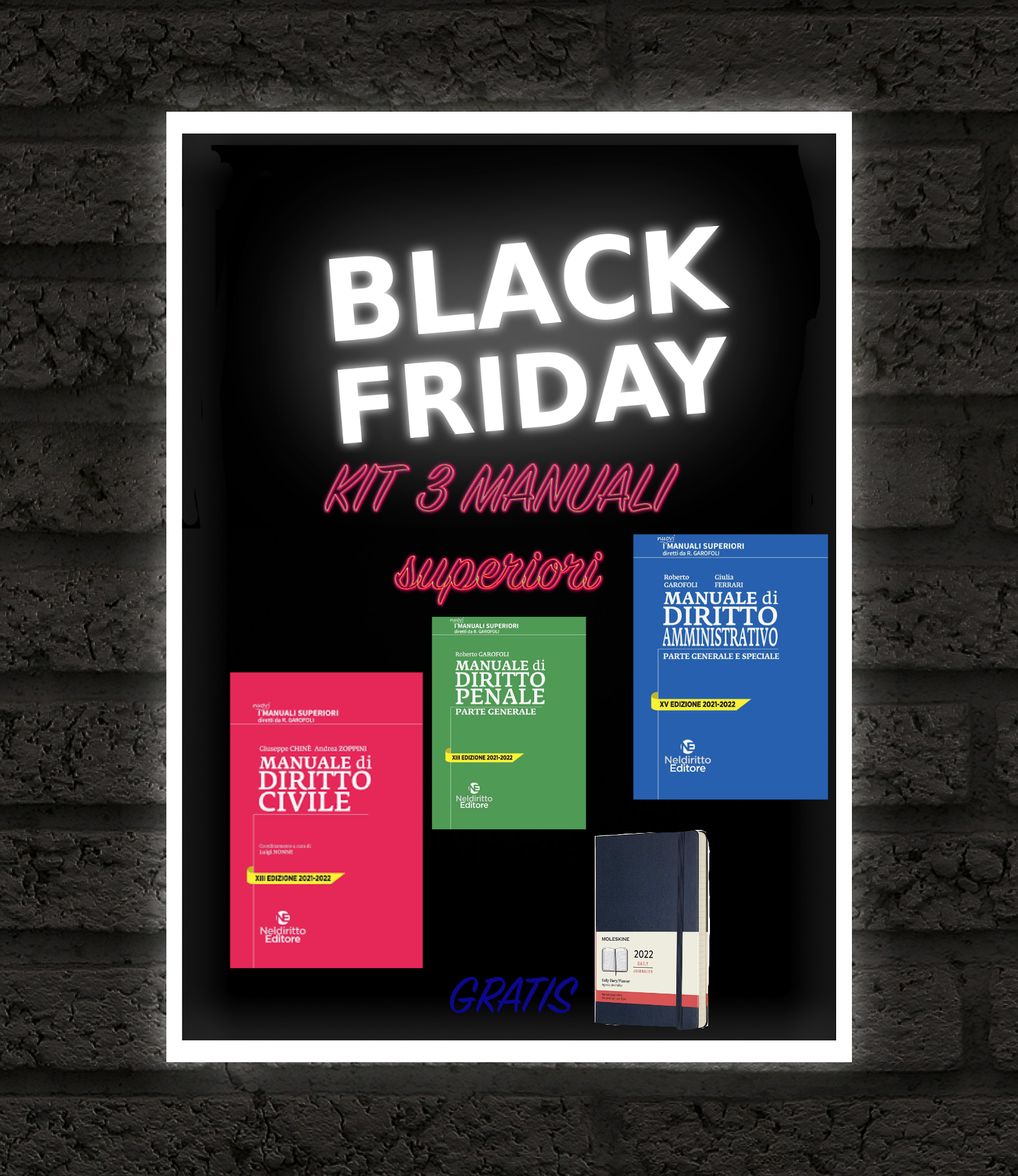 SPECIALE BLACK FRIDAY: KIT 3 MANUALI SUPERIORI 2021+ MOLESKINE IN OMAGGIO SPECIALE BLACK FRIDAY: KIT 3 MANUALI SUPERIORI 2021+ MOLESKINE IN OMAGGIO