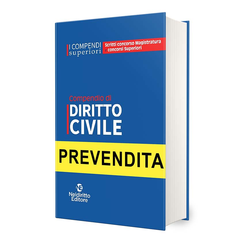PREVENDITA Compendio Superiore di Diritto Civile 2022/2023