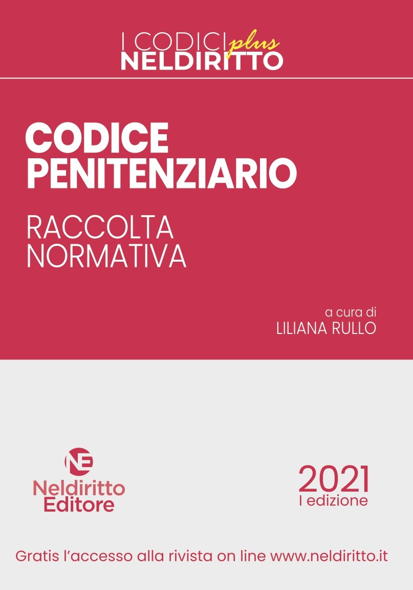Codice Penitenziario Plus 2021 Codice Penitenziario Plus 2021