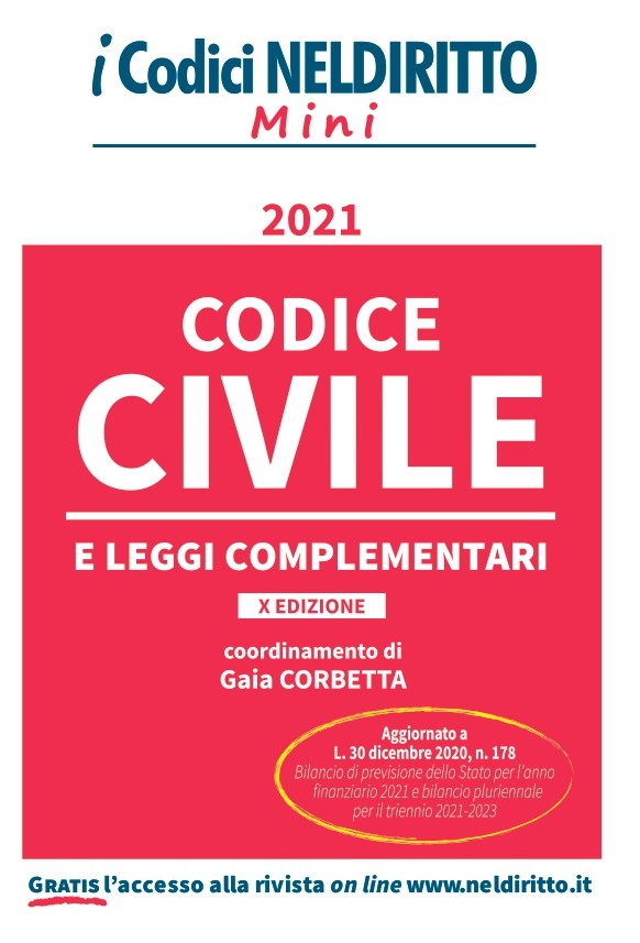 Codice Civile MINI 2021 Codice Normativo