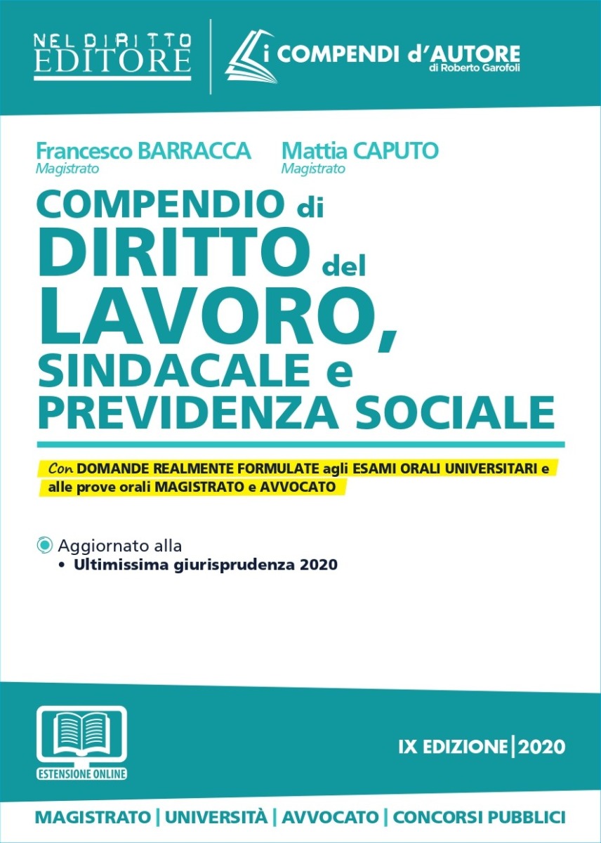 C10 - Compendio Di Diritto Del Lavoro, Sindacale E Della Previdenza Sociale