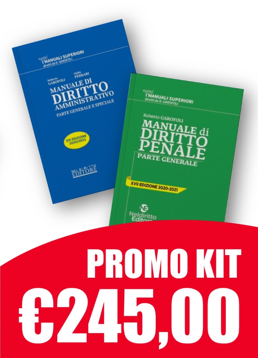 Kit Manuali Superiori 2020/2021: Manuale Superiore di Penale + Manuale Superiore di Amministrativo Kit Manuali Superiori 2020/2021: Manuale Superiore di Penale + Manuale Superiore di Amministrativo