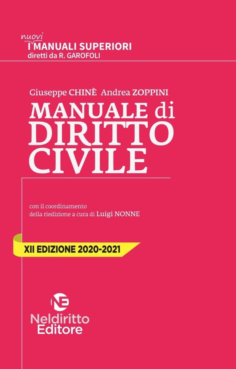 Manuale Superiore di Diritto Civile 2020/2021 Manuale Superiore di Diritto Civile 2020/2021