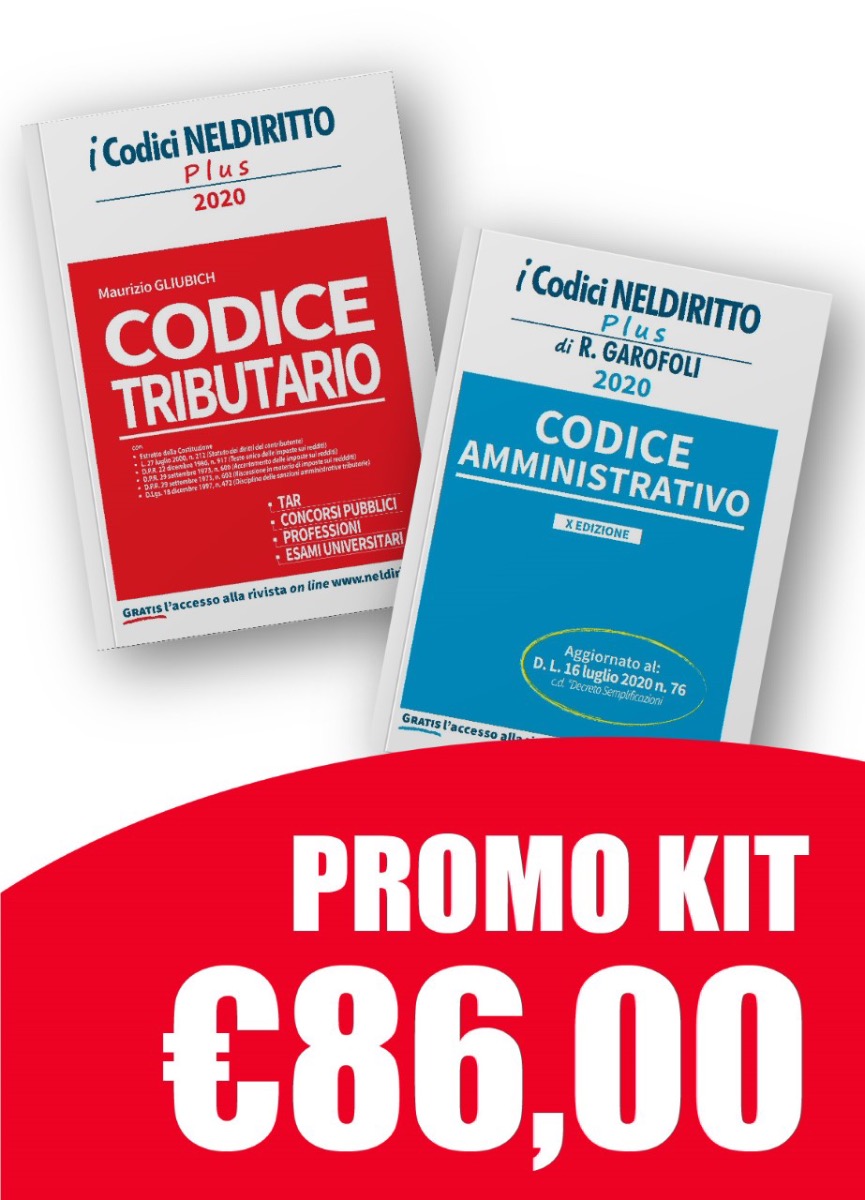 Kit Codici Plus 2020: Codice Amministratvo 2020 + Codice Tributario 2020 Kit Codici Plus 2020: Codice Amministratvo 2020 + Codice Tributario 2020