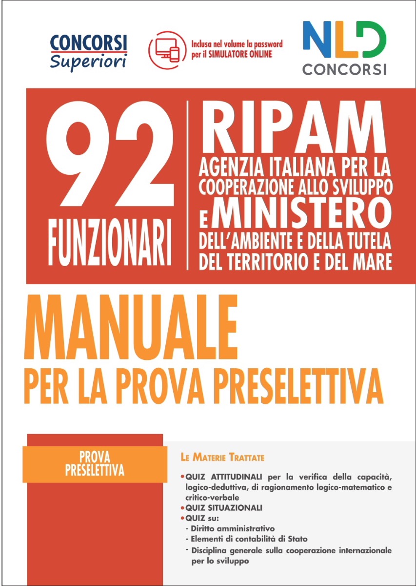 92 Funzionari RIPAM Manuale Completo per la Preparazione al Concorso 92 Funzionari RIPAM Manuale Completo per la Preparazione al Concorso