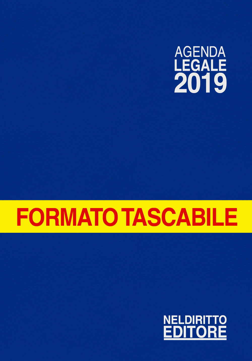AGENDA LEGALE 2019 - Formato tascabile - colore BLU