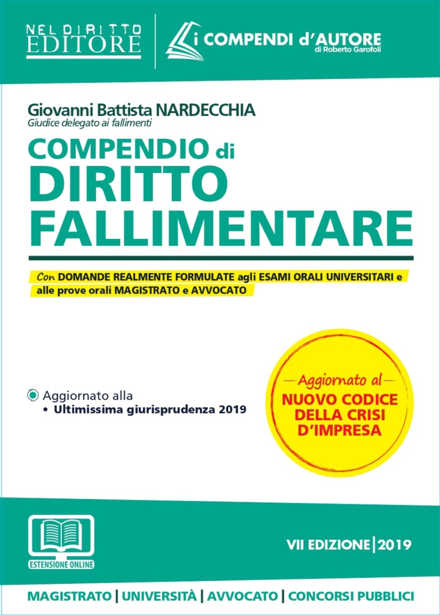 C18 COMPENDIO DI DIRITTO FALLIMENTARE 2019