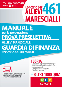 MANUALE COMPLETO - 461 ALLIEVI MARESCIALLI GUARDIA DI FINANZA