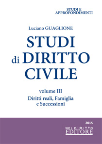 STUDI  DI DIRITTO  CIVILE - VOL. III