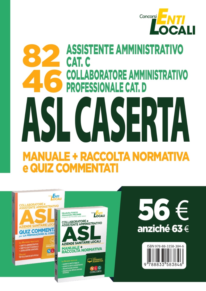 CONCORSO ASL CASERTA: Manuale completo + Quiz