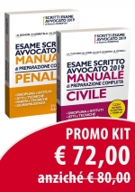 Esame avvocato kit manuale per la preparazione completa all'esame scritto di avvocato diritto civile e penale