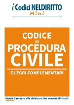 Codice di Procedura Civile E Leggi Complementari. Formato Mini
