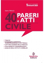 Esame Avvocato 2020: 40 Pareri E Atti Di Diritto Civile