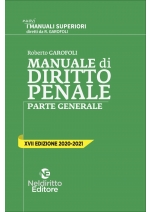 Manuale Superiore Di Diritto Penale - Parte Generale 2020/2021