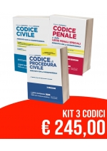 Kit Codici Esame Avvocato 2020: Codice Civile + Codice Penale + Codice Procedura Penale Annotati con la Giurisprudenza