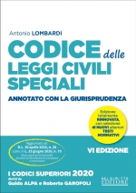 Codice Delle Leggi Civili Speciali Annotato Con La Giurisprudenza 2020