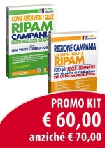 Concorso Regione Campania. Quiz RIPAM. Kit con oltre 5000 e 1800 quiz risolti e commentati per la prova preselettiva