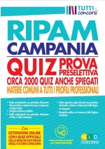 concorso regione campania. quiz RIPAM completo per la prova preselettiva comune a tutti i profili professionali