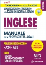 Concorso Scuola 2020: Inglese per il concorso ordinario e straordinario nella scuola secondaria Manuale per prove scritte e orali classe A25