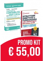 KIT ISTRUTTORE DIRETTIVO E FUNZIONARIO AREA AMMINISTRATIVA ENTI LOCALI CAT. D + COMPENDIO DI PROGRAMMAZIONE E CONTABILITA' ENTI LOCALI