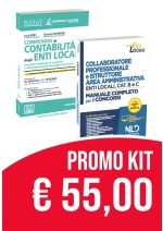 KIT COLLABORATORE PROFESSIONALE E ISTRUTTORE AREA AMMINISTRATIVA ENTI LOCALI CATEGORIE B E C + COMPENDIO DI PROGRAMMAZIONE E CONTABILITA' ENTI LOCALI
