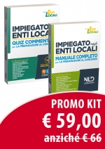 Kit impiegato Enti Locali: Manuale + Quiz di preparazione Al Concorso