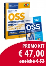 Kit Concorso OSS: Manuale + Pocket con domande E Risposte aperta e procedure operative da completare e riordinare