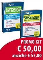 KIT TFA SOSTEGNO SCUOLA DELL’INFANZIA E PRIMARIA + TFA SOSTEGNO COMPETENZE LINGUISTICHE