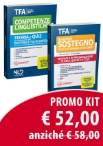 KIT TFA SOSTEGNO SCUOLA SECONDARIA DI I E II GRADO + TFA SOSTEGNO COMPETENZE LINGUISTICHE