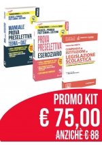 Concorso Scuola 2020: Kit completo di Preparazione Manuale Preselettiva Concorso Ordinario Infanzia e Primaria + Eserciziario + Compendio di Istituzioni di Legislazione Scolastica