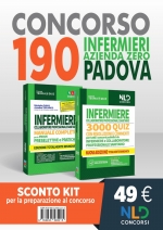Concorso 190 infermieri Azienda Zero Padova: Kit Completo Manuale + Quiz infermieri